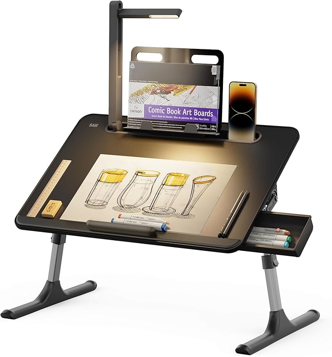 SAIJI Laptop Bed Tray Desk